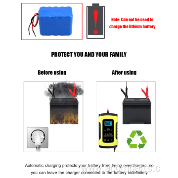 lead acid digital LCD display Car Battery Charger